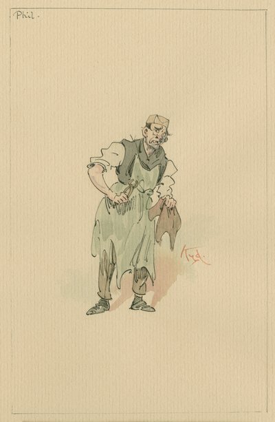 Phil Squod, c.1920s by Joseph Clayton Clarke